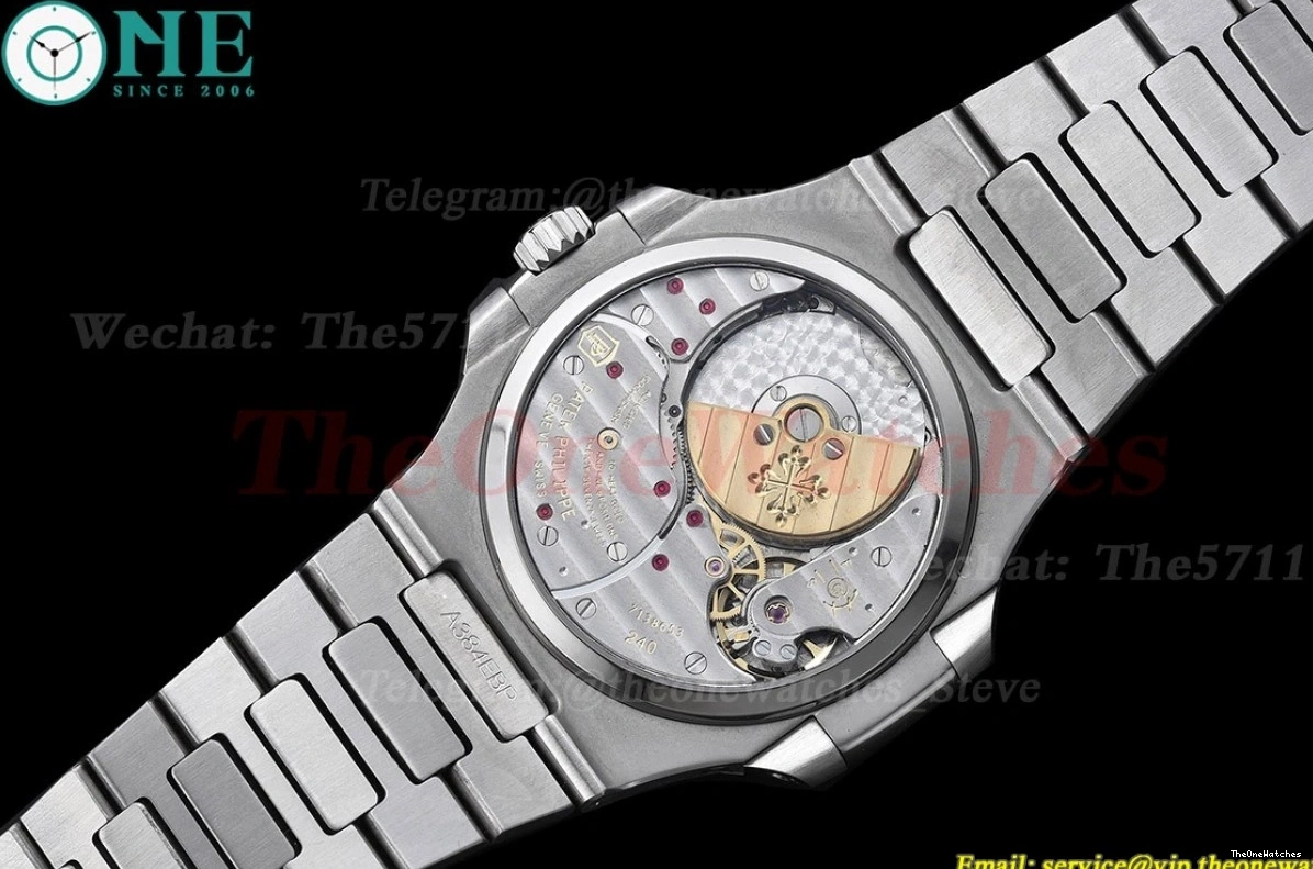 GRF 5712 SS 40mm Nautilus SS A240 Blue Stk 0324